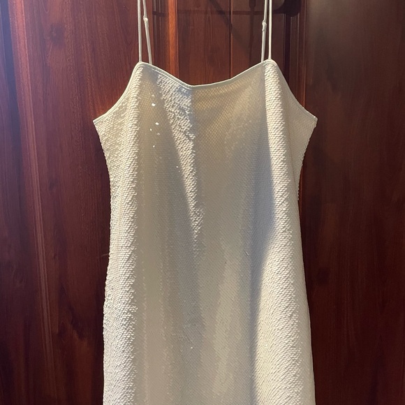 Abercrombie Sequin White Mini Dress - several sizes NWT - Picture 2 of 8